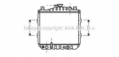 AVA QUALITY COOLING sz2011 -  Радиатор, охлаждение двигателя